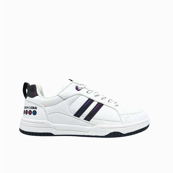 North Star Womens White Iridescent Gaming Sneaker - Limited Edition
