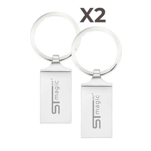 ST Magic KT23 mini USB2.0 Flash Disk 128GB TWIN Pack
