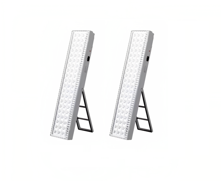 2 Pack 60 LED Rechargeable Emergency Light Lamp