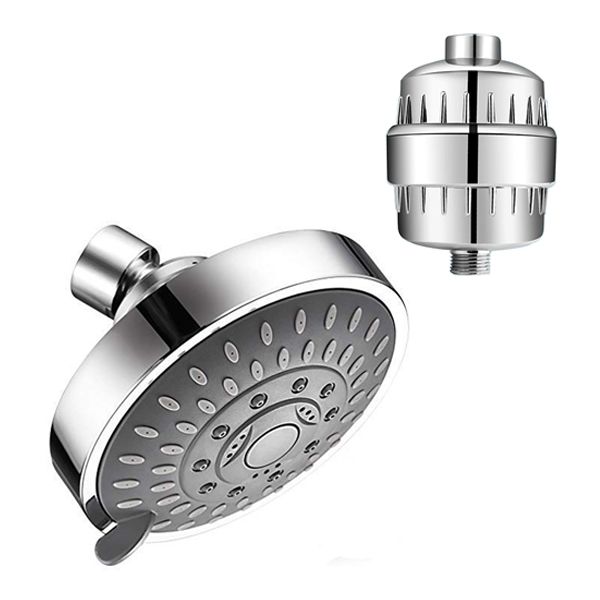 Filtered Showerhead - with Water Shower Filter Cartridge, Adjustable