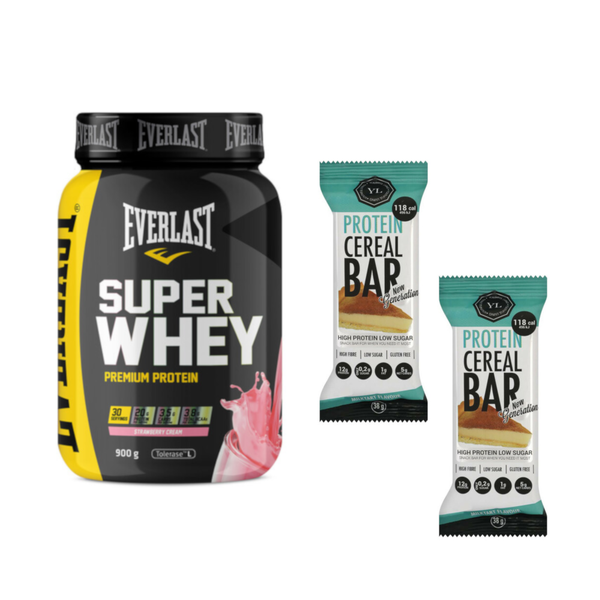 Protein Whey &amp; Protein Bar Combo image
