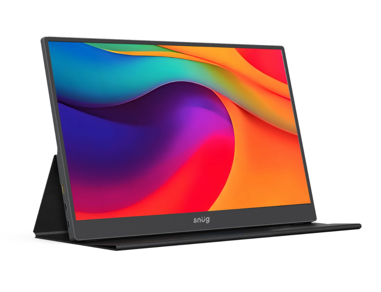Snug 15.6" Full HD LCD Portable Monitor With USB-C &amp; HDMI Ports - Black