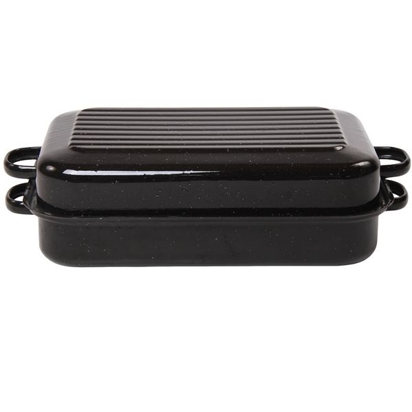 Big5 - Enamel Roaster Rectangular 8L - Black