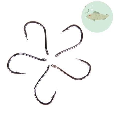 500 Pieces Barbed Fishing Hooks Set ( Hook Size 3 -12 ), Shop Today. Get  it Tomorrow!