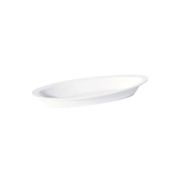Fortis Accent White Oval Deep Dish 43cm 6 Pcs