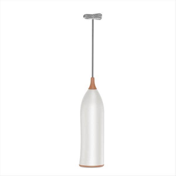Milk Frother Rechargeable for Coffee Latte Cappuccino Compatible with None