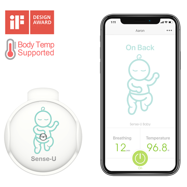 Sense-U Baby Breathing Monitor - Body Temperature Version