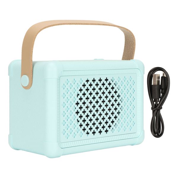 Bluetooth Speaker HiFi Bass Low Energy Consumption Fast Transmission Blue