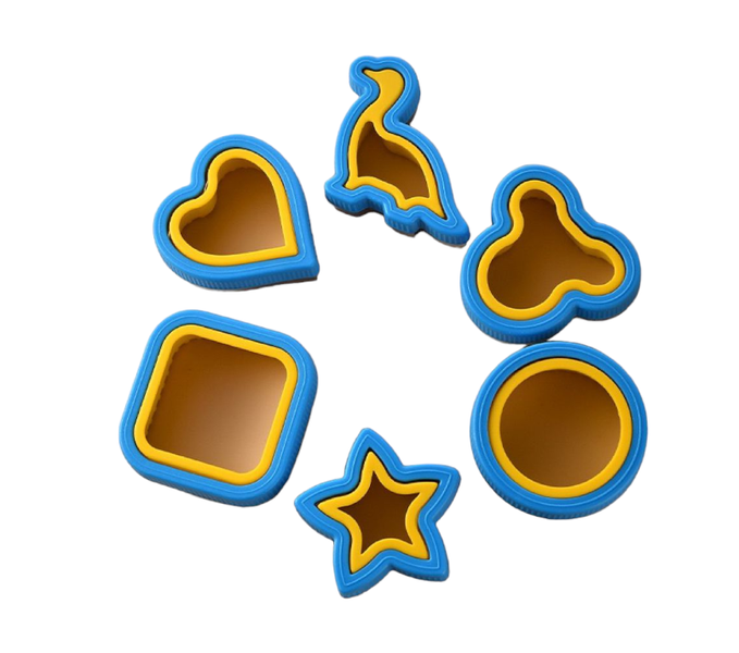 6 Piece Set Cookie &amp; Sandwich Cutter Mold in Various Shapes