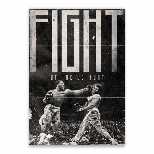 Fight of the Century Ali VS Frazier Poster - A1