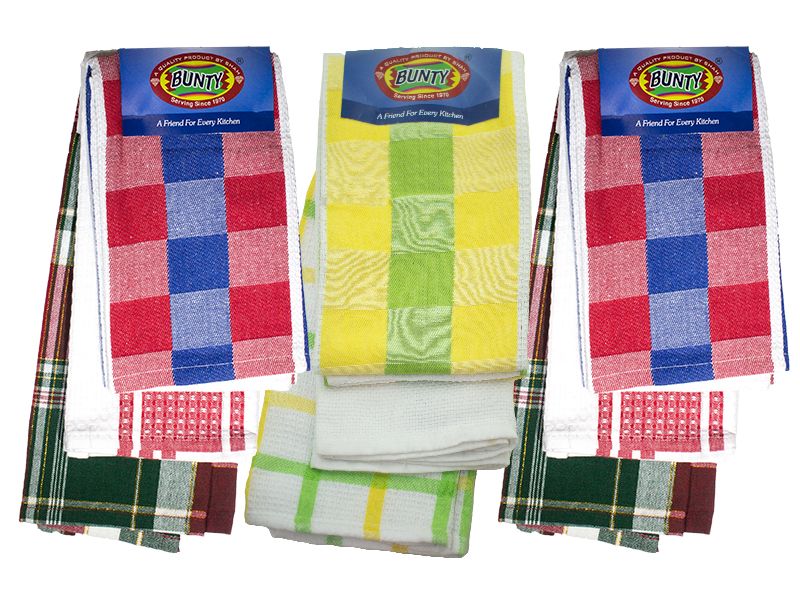 Bunty's Dish Cloth - Design 009 - 045x070cms - (9 Piece) - 265GSM