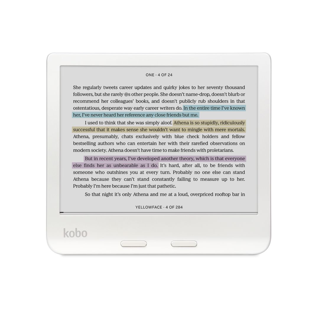 Kobo Libra Colour 32GB Wi-Fi 7-Inch eReader - White | Shop Today