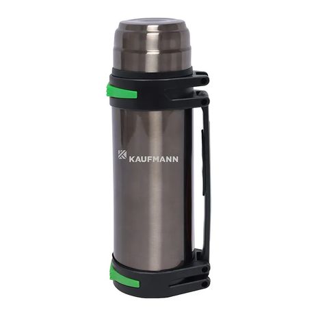 Kaufmann Vacuum Flask Stainless Steel 1.25L Hot & Cold Temperature Control Image