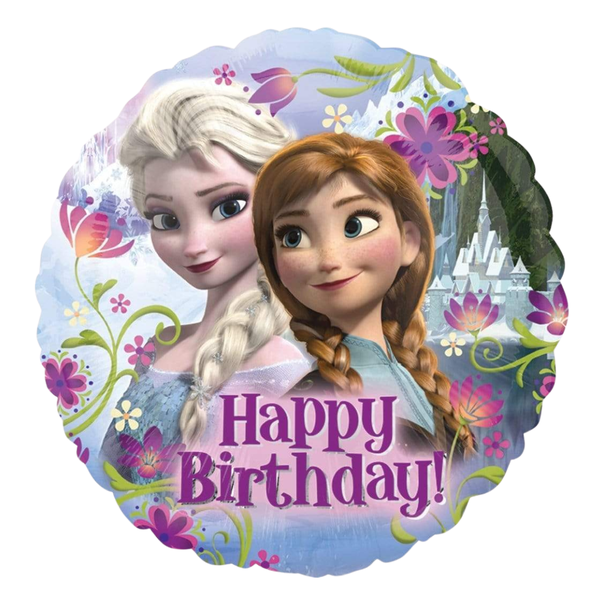 Foil Balloon Happy Birthday Frozen 18 inch