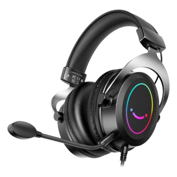 FIFINE - H3 - Wired Gaming Headset With RGB Lighting Effects - Black