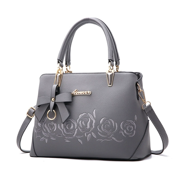 Women's Handbag Shoulder Bag, 29x21x14cm, Gray