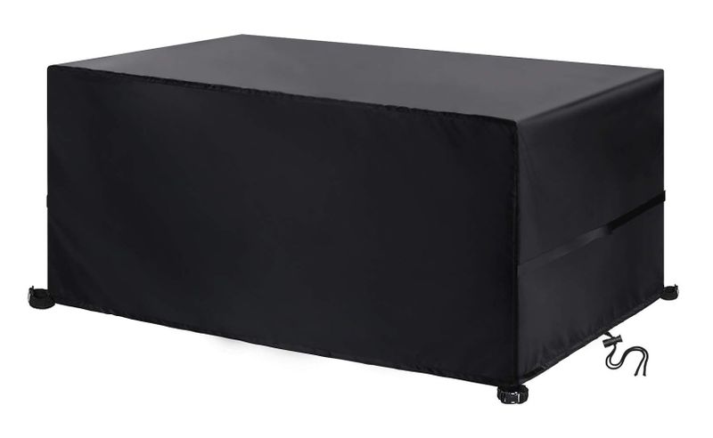 Outdoor Garden Furniture Cover 150cm x 90cm x 75cm Black