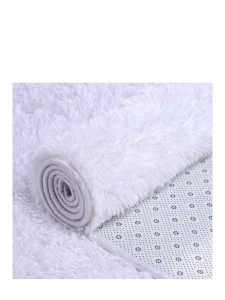 Soft Shaggy Rug -White