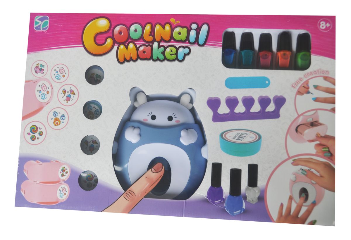 Cool Nail Maker Beauty Manicure Nail Machine Stamp Polish set Buy
