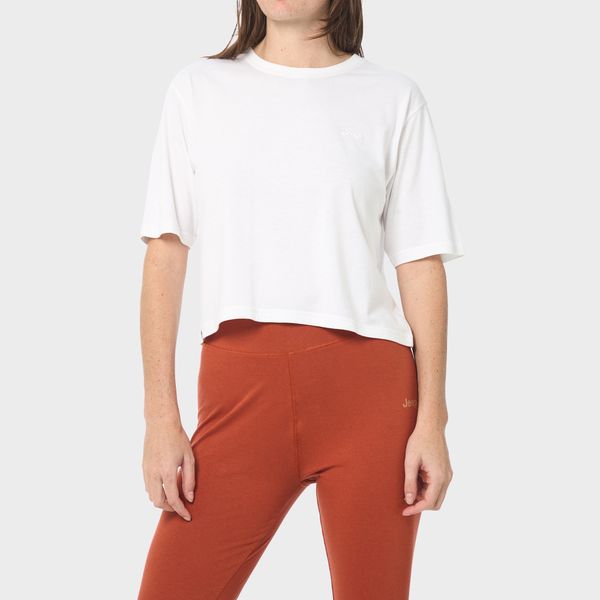 Plain Boxy Tee White