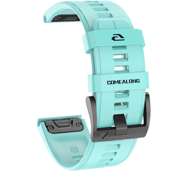 22mm Silicone Quick Release Band Compatible With Garmin Watch Fenix 7/6/5