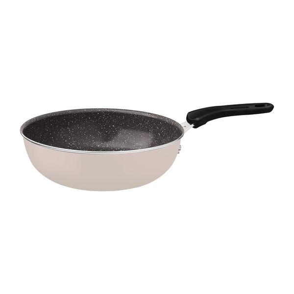 Tramontina 2.9L 24cm Tunis Deep Frying Pan in Aluminum and Ceramic Interior