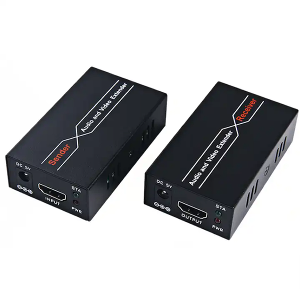 2Pc HDMI Extender By Cat-5e/6 Adapter- SE-L91