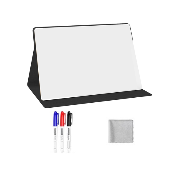 Portable Small White Board Reusable Dry Erase Board Black