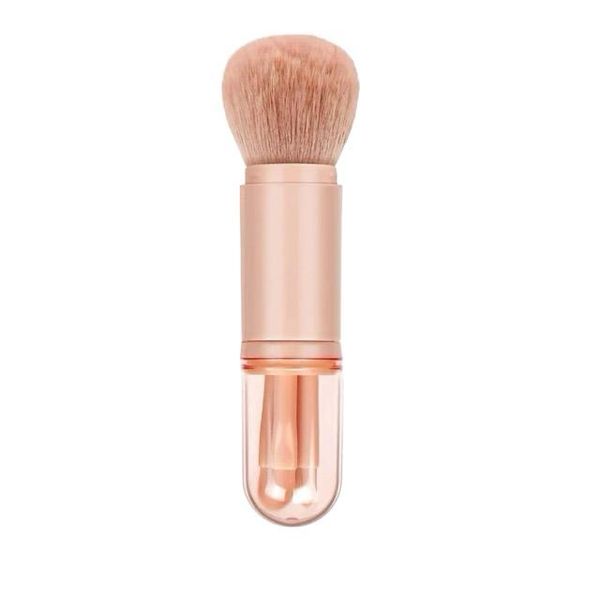 Travel Makeup Brush Set, 4-In-1 Makeup Brush