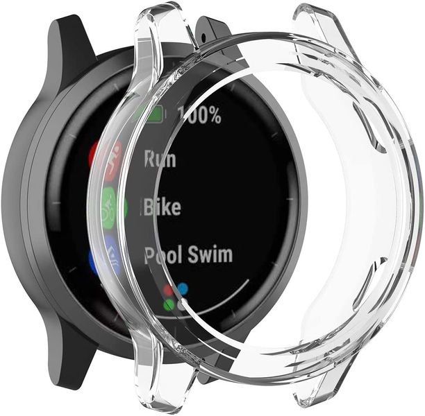 TPU Protective Case Compatible For Garmin Vivoactive 4s - Clear