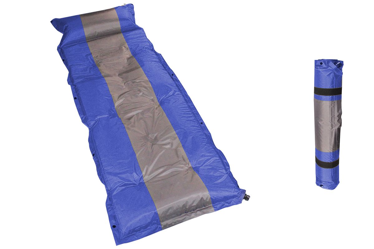 184x60cm SelfInflating Single Camping Mattress with Inflatable