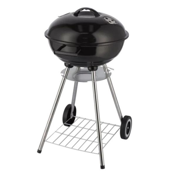 Bush Baby Charcoal Kettle Grill with Enamel Coating Braai Stand - 45cm