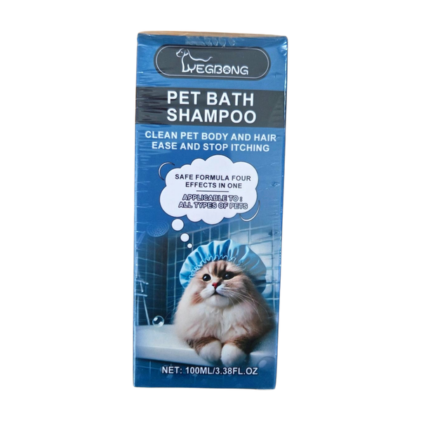 Pet Bath Shampoo, Safe 4-in-1 Formula for all pets, Anti-Itch