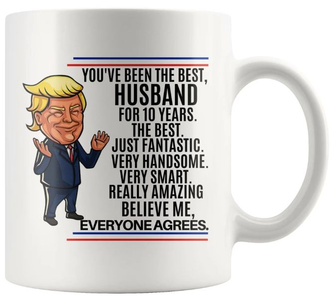 10 Anniversary You've Been The Best Husband For 10 Years Gift Coffee Mug