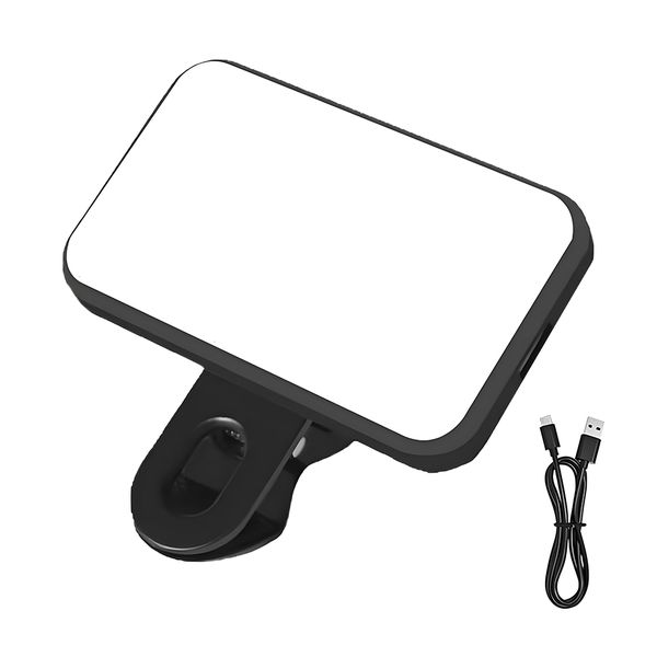 LED Selfie Light, 24 LEDs Portable Plastic Clip on Video Fill Lighting