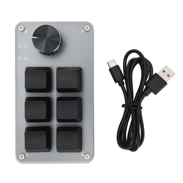 6 Key RGB Pad Blue Switch, Plug &amp; Play