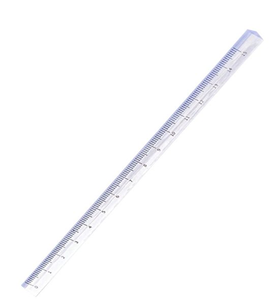 15cm Transparent Triangular Ruler