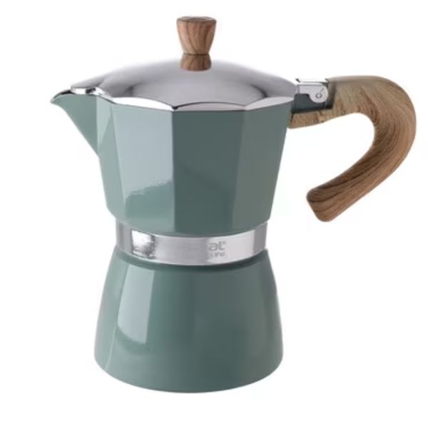 Green Color Classic 3 Cup Moka Pot Espresso Maker