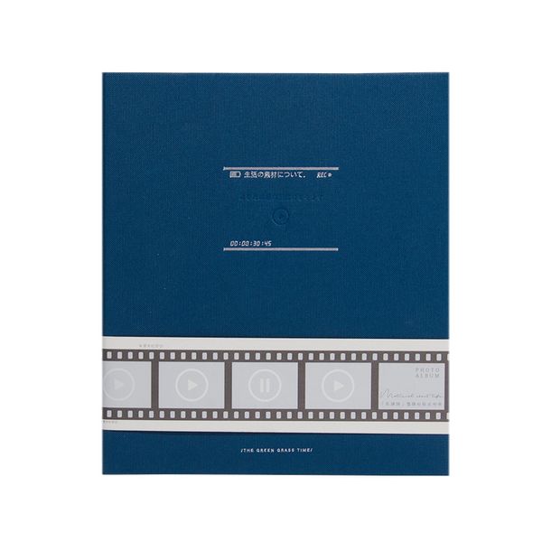 Blue Clear-Film Photo Storage Album