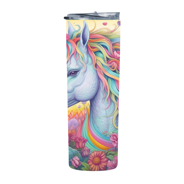 Rainbow Unicorn 108 20 Oz Straight Skinny Tumbler 215