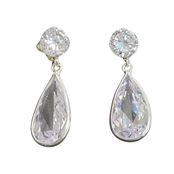 925 Sterling Silver Earrings with CZ Stones