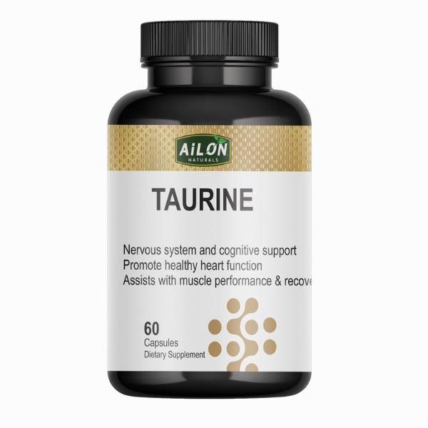 Taurine (60 caps)-High-Potency Support for Energy, Endurance &amp; Heart Health