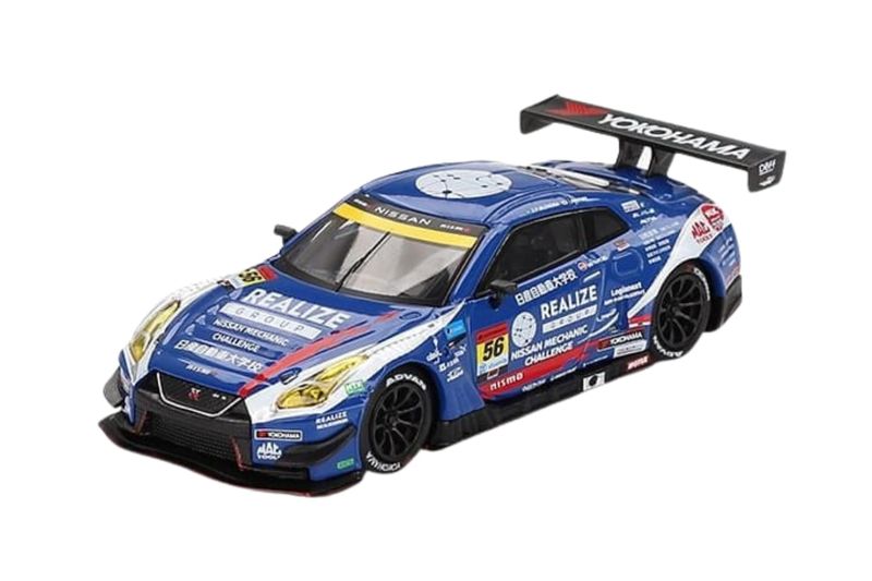 Mini Gt Nissan Gt-R Nismo Gt3 #56realize Super Gt Series Blister Packaging