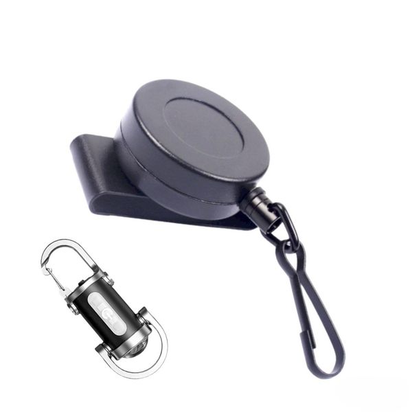 Expees-Camping Telescopic Burglar Keychain Holder Plus Mini Flash Light