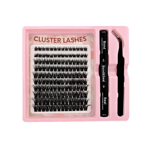Lash Clusters 140 Piece DIY Eyelash Extension Kit, Wispy Lashes