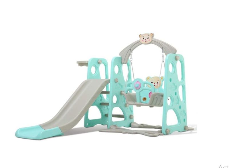 Kids 3-in-1 Swing and Slide Set
