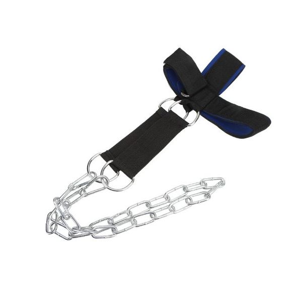 Synergy360 Sports Weight Lifting Neck Harness With Adjustable Steel Chain