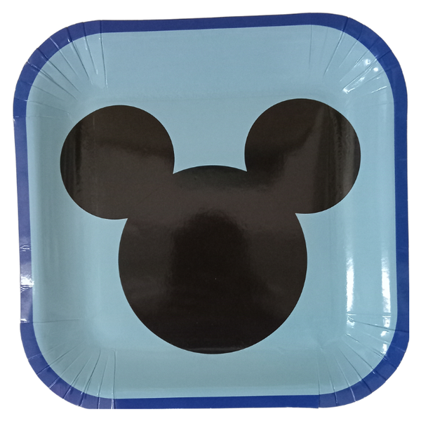 Mickey Mouse Paper Plates 24cm- Pack of 10