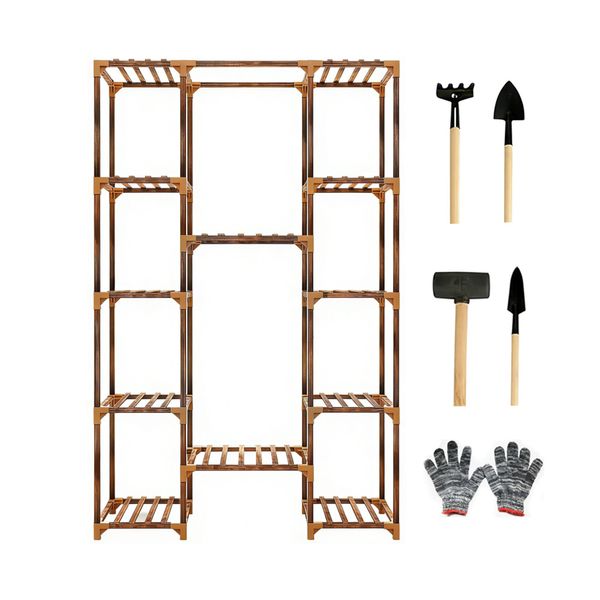 4-Tier Multi-Functional Plant Stand Flower Rack Indoor And Outdoor Use