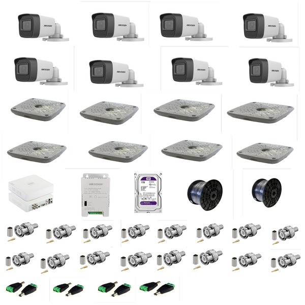 Hikvision Outdoor/ Indoor Set CCTV Kit